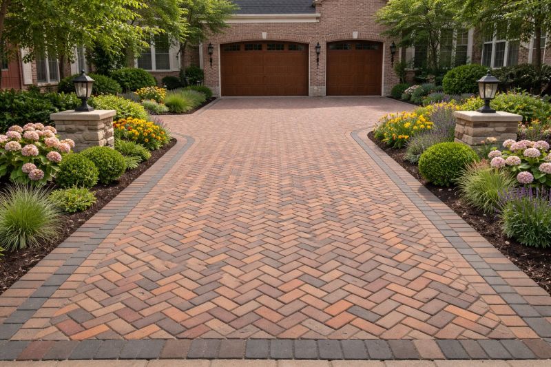 Brick Driveway Installation in Framingham, MA