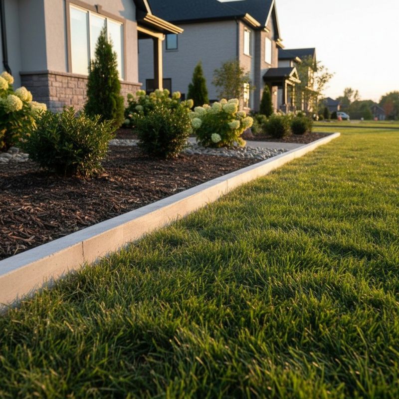 Concrete Curbing Vs. Plastic Or Metal Landscape Edging