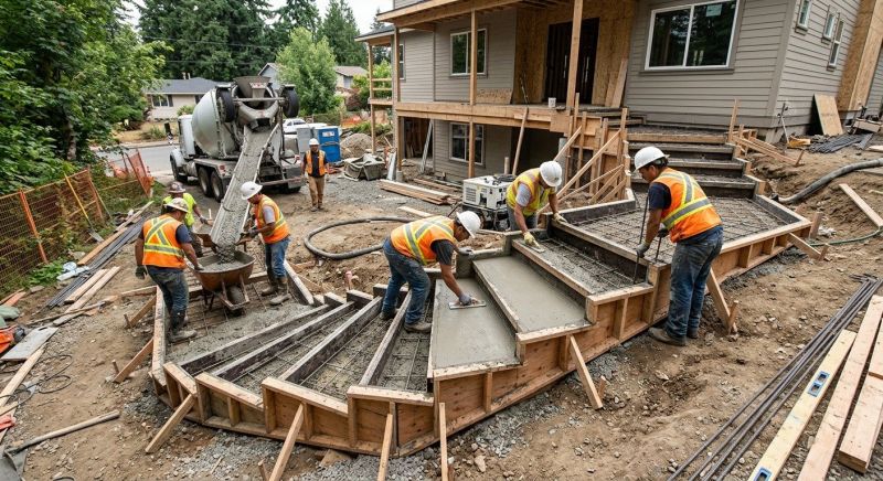 Concrete Stairs Installation in Denver, CO