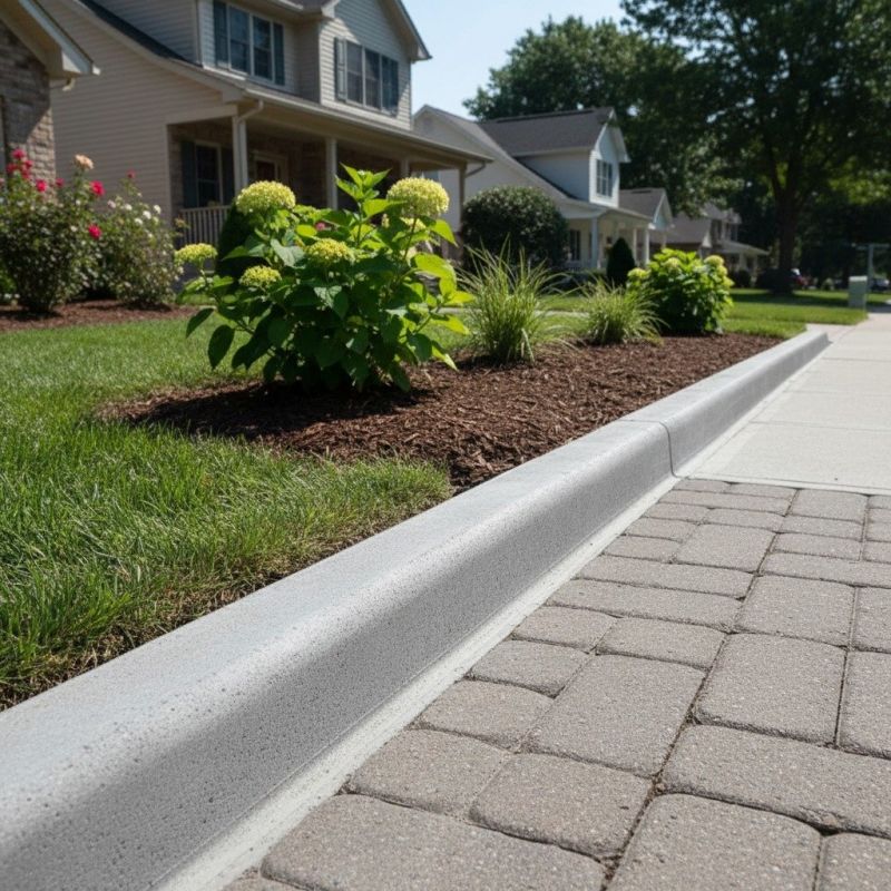 Design Options For Decorative Concrete Curbing