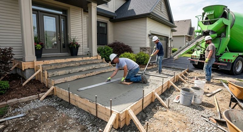 Porch Slab Installation in Salt Lake City, UT